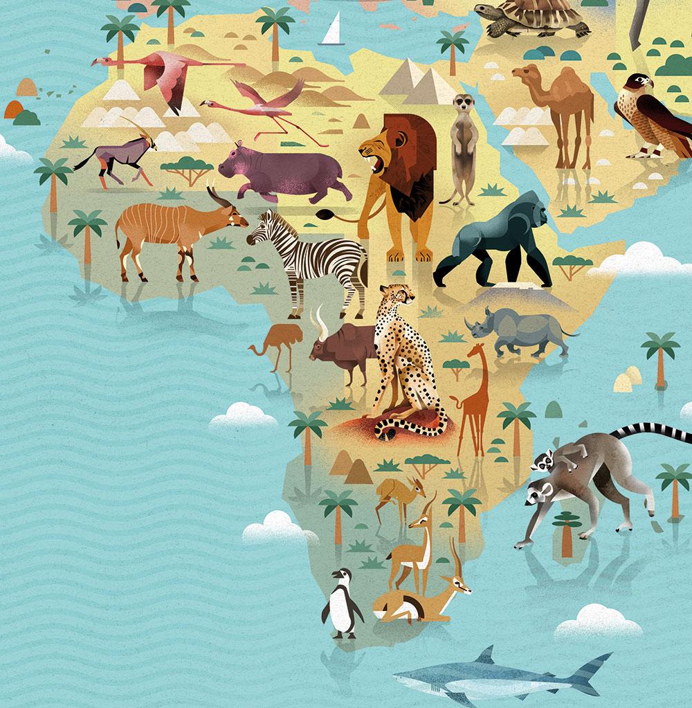 Beispielinhalt (Bild) Die Welt der Tiere