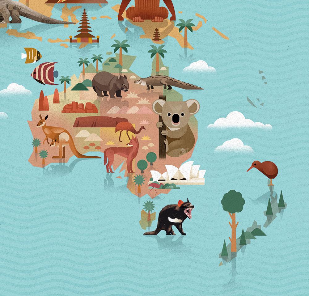 Beispielinhalt (Bild) Die Welt der Tiere