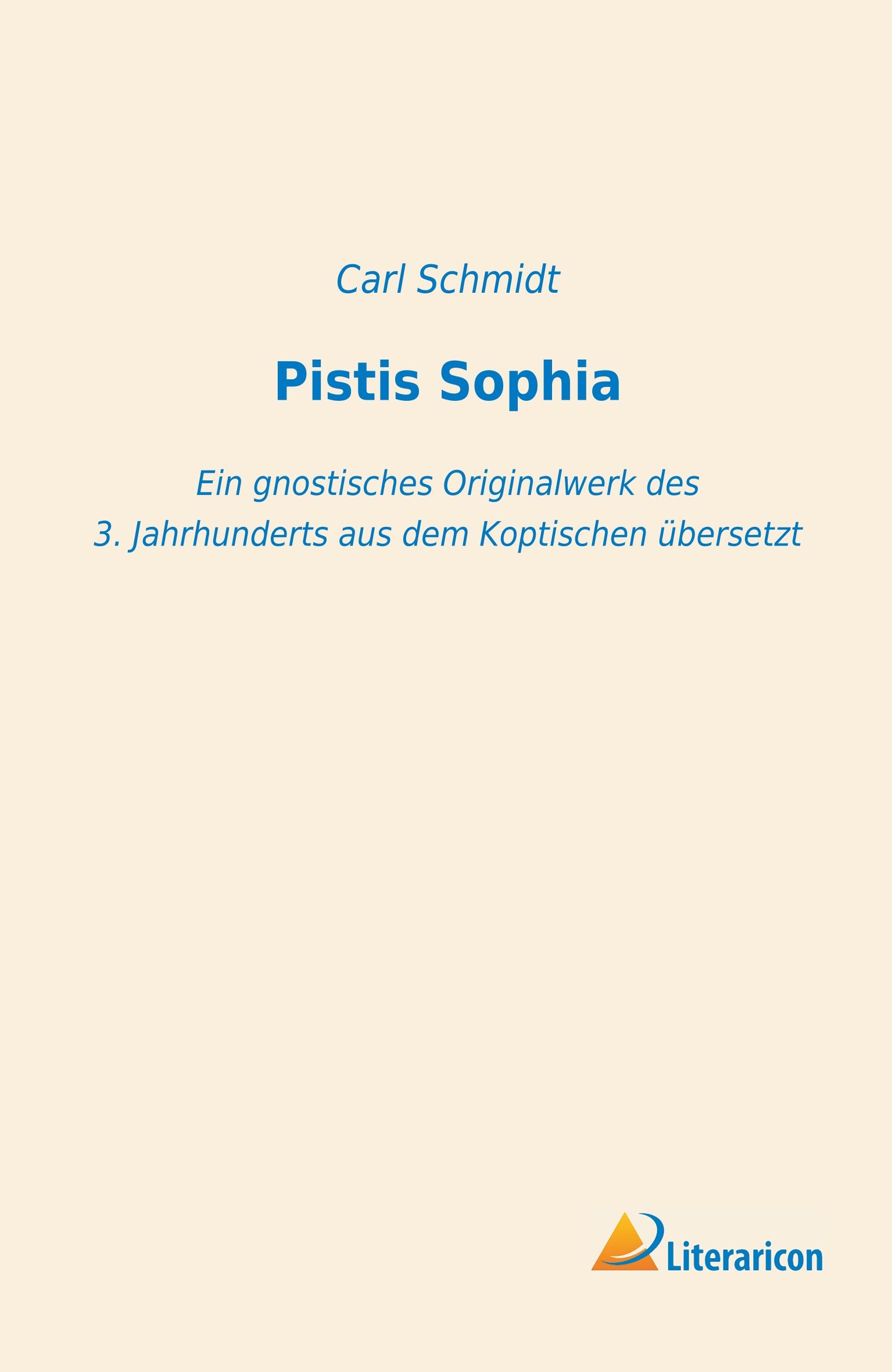 Vorderes Coverbild Pistis Sophia