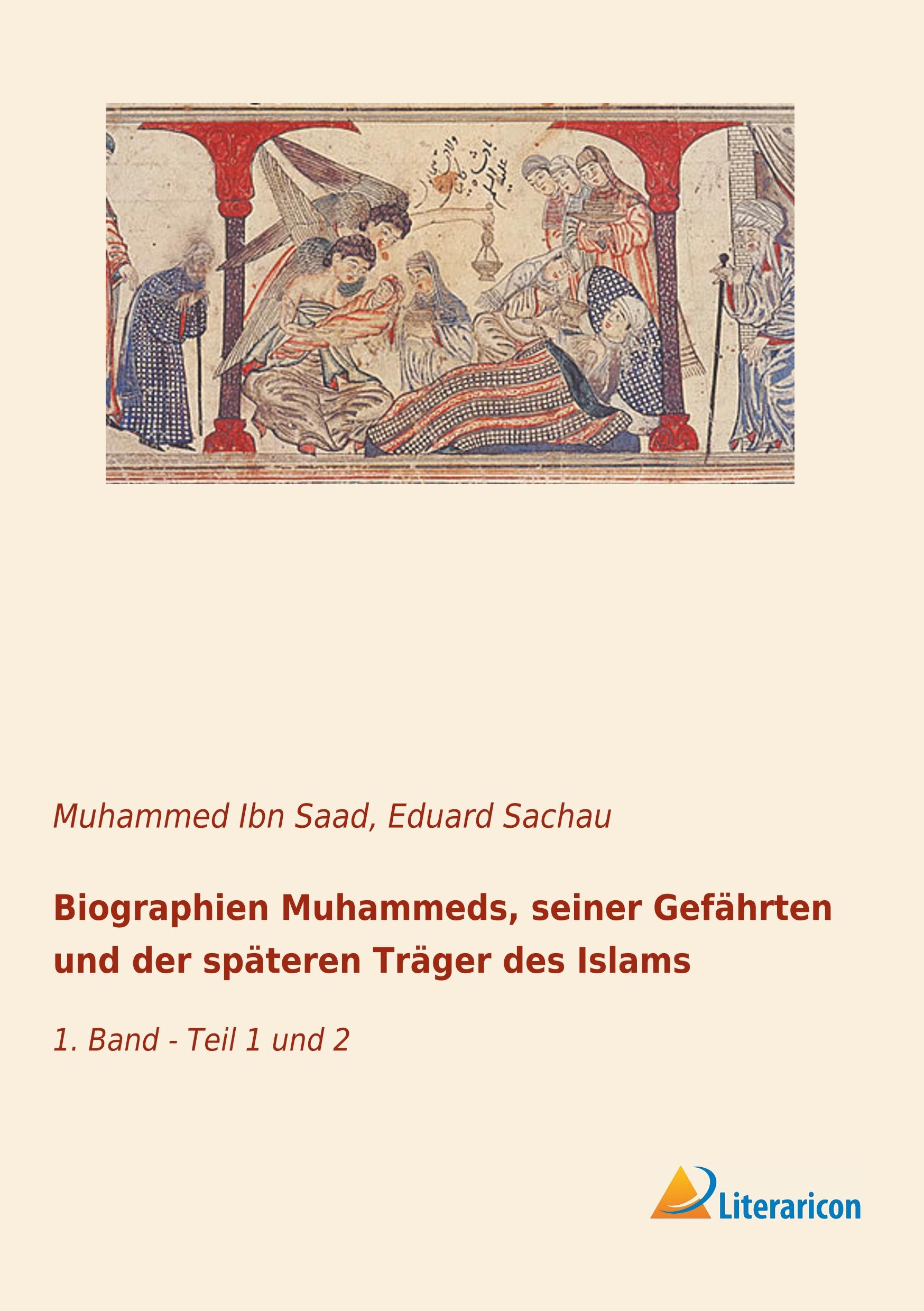 Vorderes Coverbild Biographien Muhammeds, seiner Gefährten und der späteren Träger des Islams