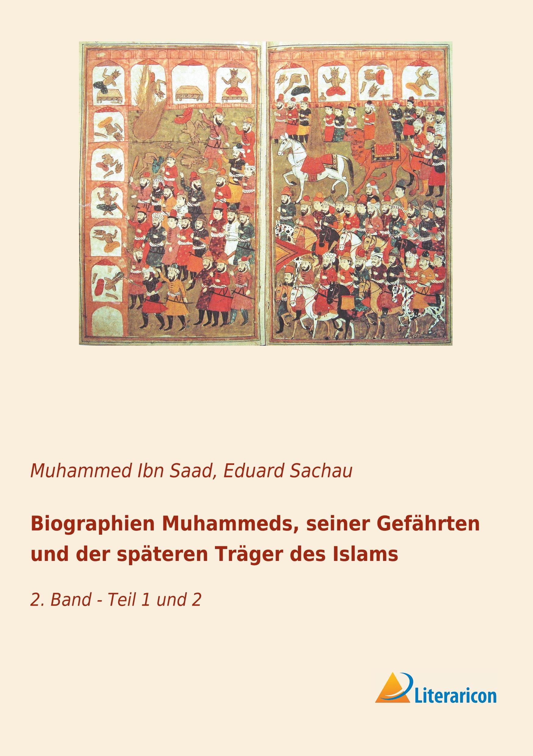 Vorderes Coverbild Biographien Muhammeds, seiner Gefährten und der späteren Träger des Islams