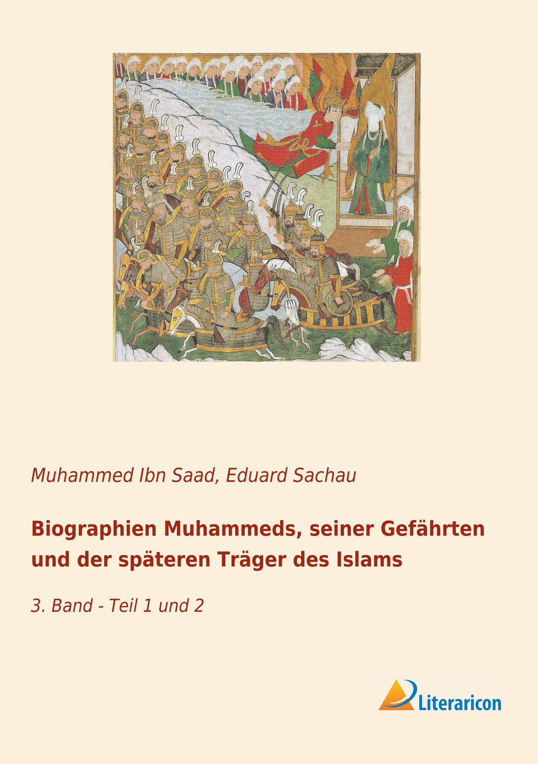 Vorderes Coverbild Biographien Muhammeds, seiner Gefährten und der späteren Träger des Islams