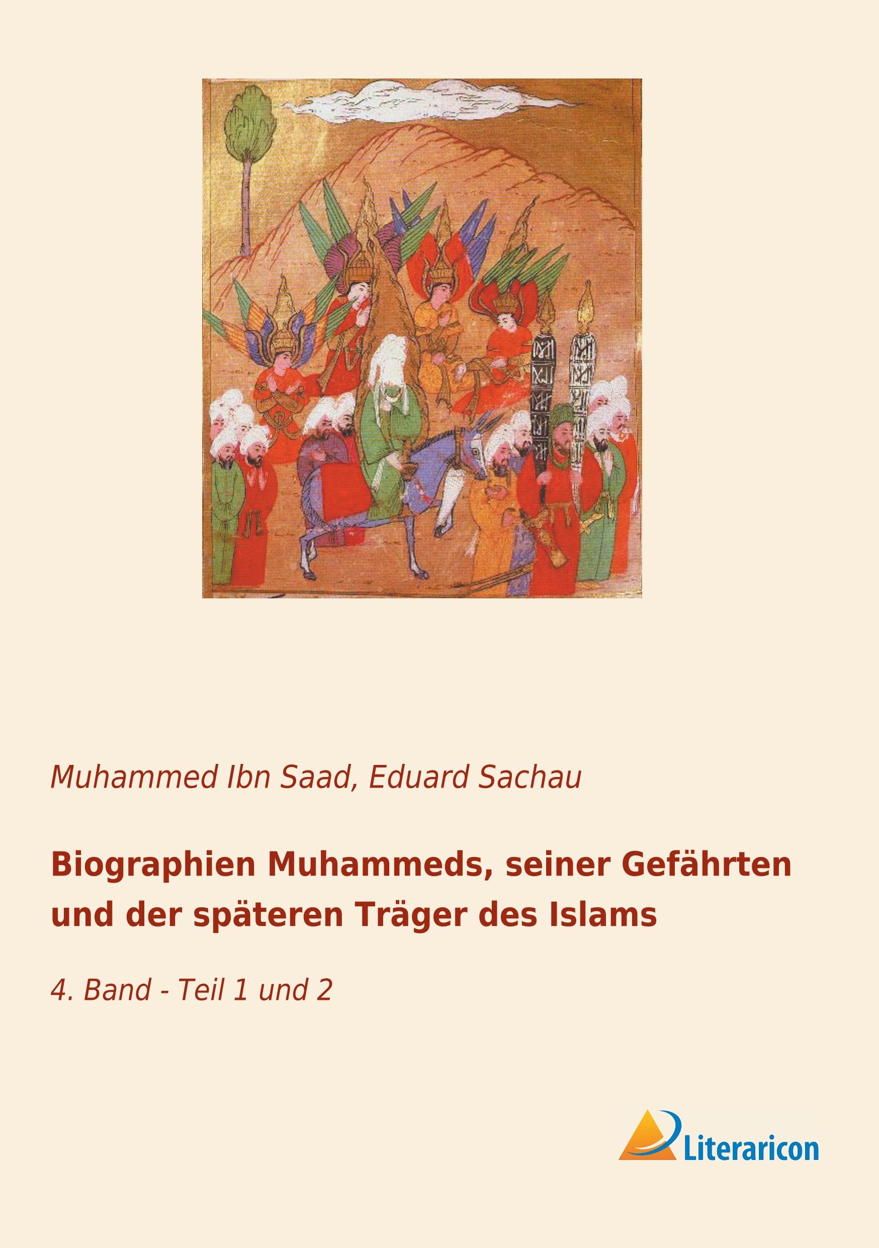 Vorderes Coverbild Biographien Muhammeds, seiner Gefährten und der späteren Träger des Islams