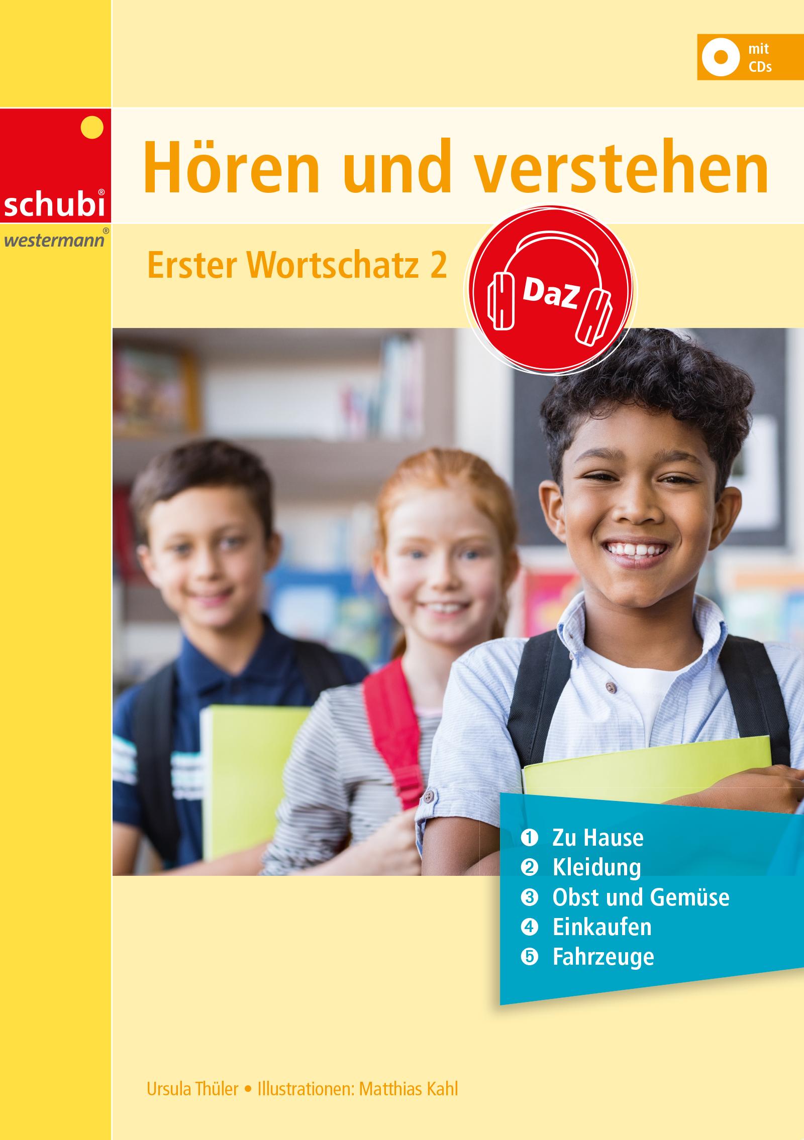 Vorderes Coverbild Hören und Verstehen DaZ. Erster Wortschatz Band 2