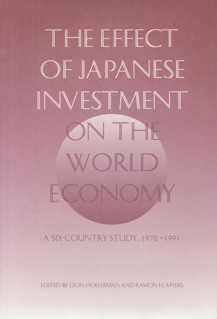 Vorderes Coverbild The Effect of Japanese Investment on the World Economy