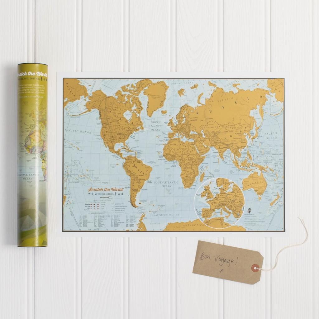 Beispielinhalt (Bild) Scratch the World travel