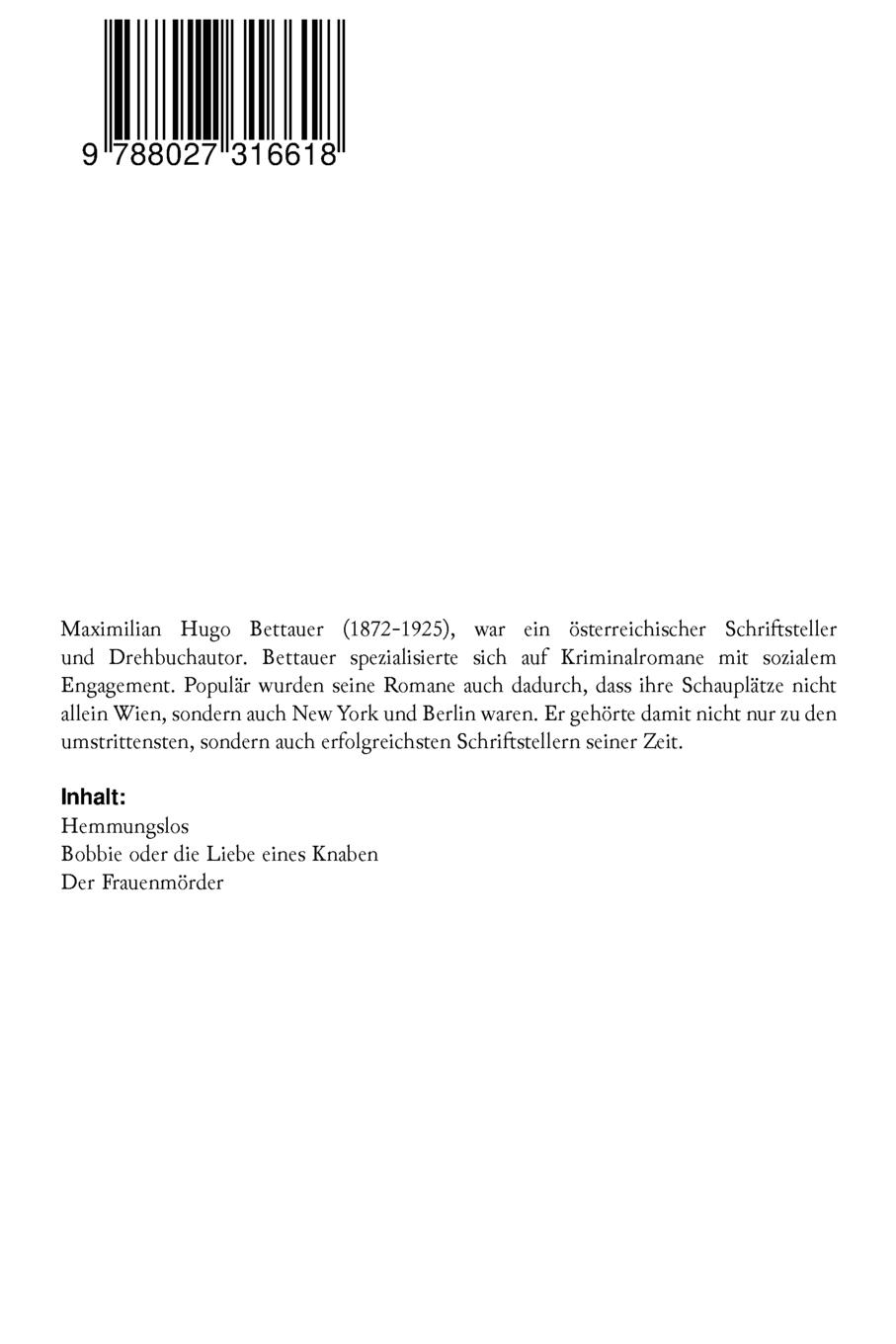 Rückseitencover Gesammelte Kriminalromane