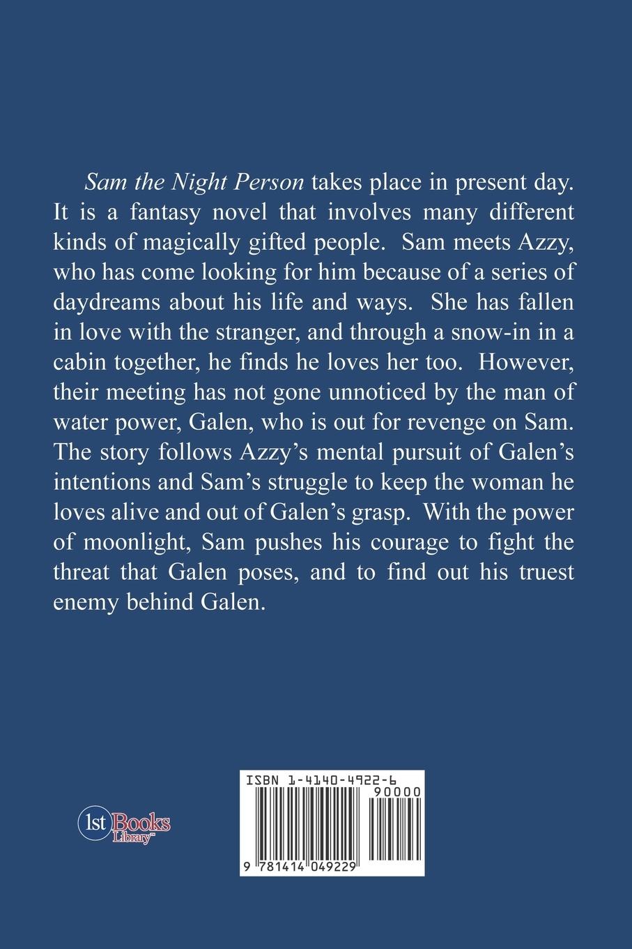 Rückseitencover Sam the Night Person