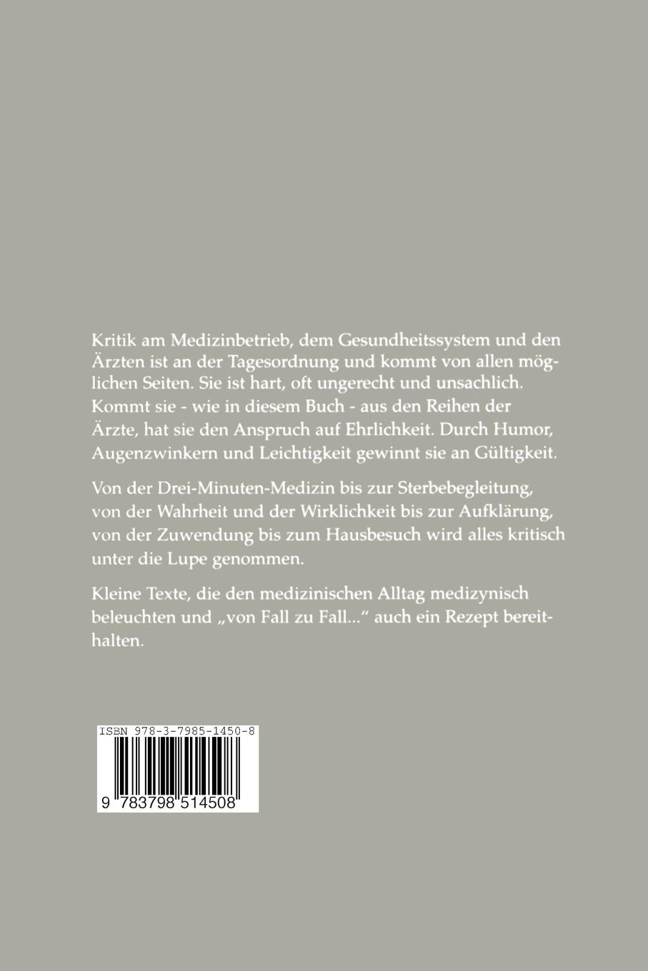 Rückseitencover Von Fall zu Fall...