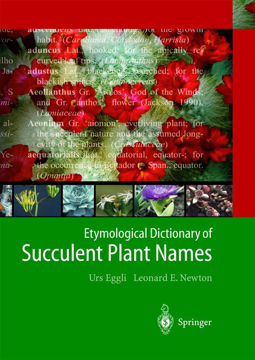 Vorderes Coverbild Etymological Dictionary of Succulent Plant Names