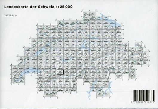Beispielinhalt (Bild) Swisstopo 1 : 25 000 Gemmi