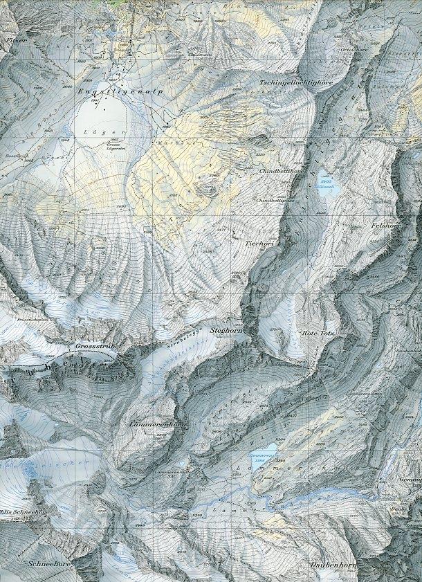 Beispielinhalt (Bild) Swisstopo 1 : 25 000 Gemmi