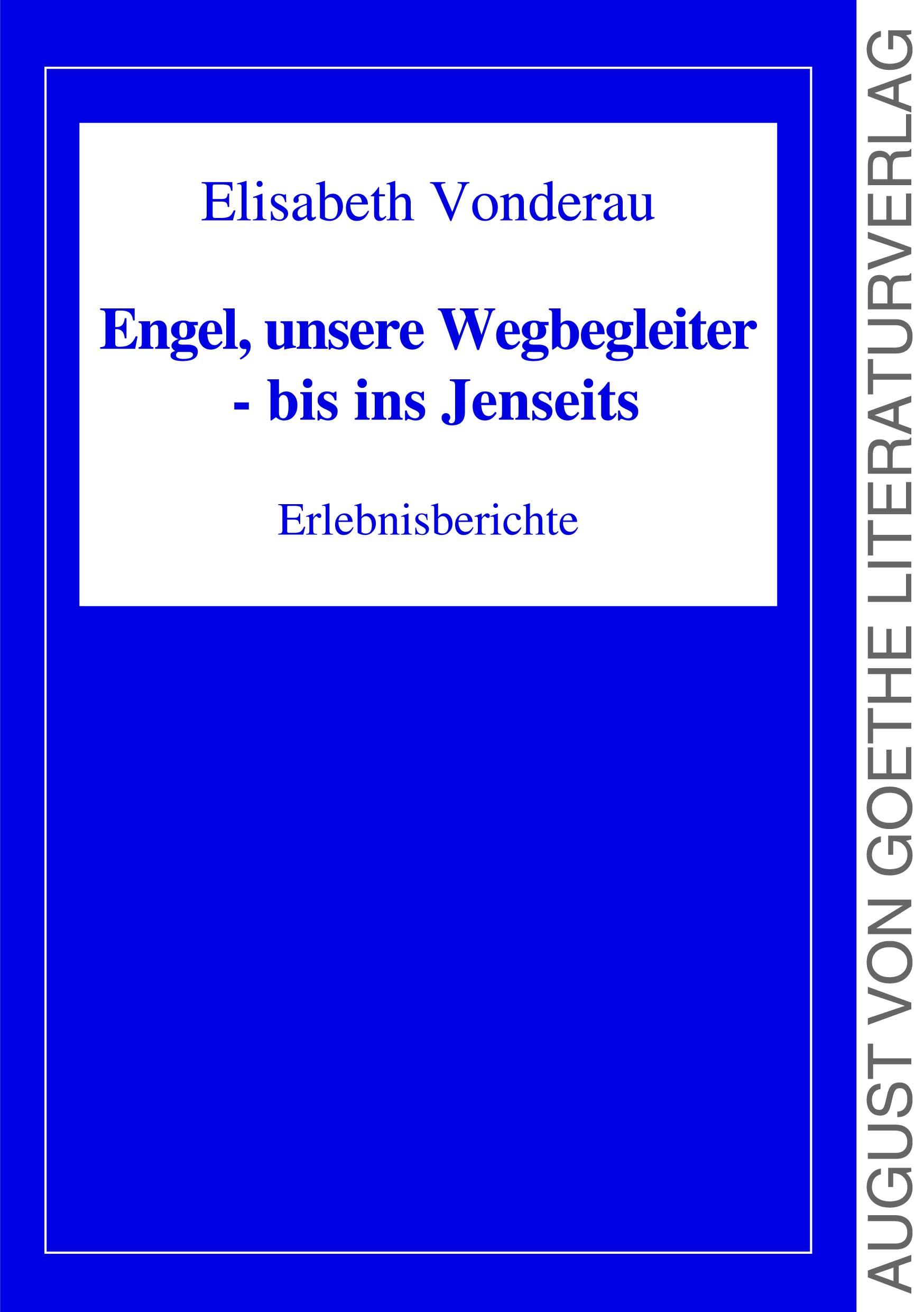 Vorderes Coverbild Engel, unsere Wegbegleiter - bis ins Jenseits