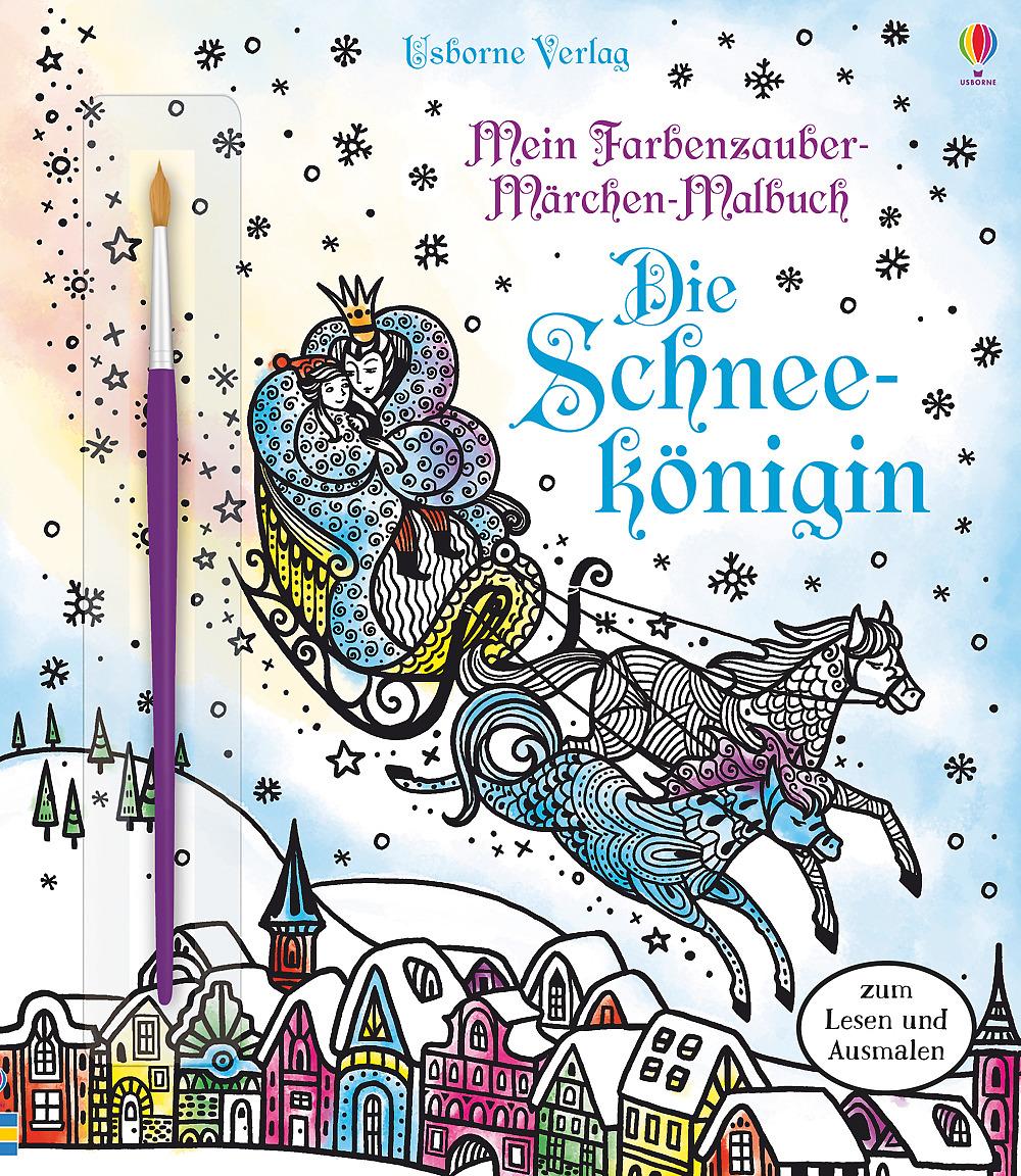 Vorderes Coverbild Mein Farbenzauber-Märchen-Malbuch: Die Schneekönigin