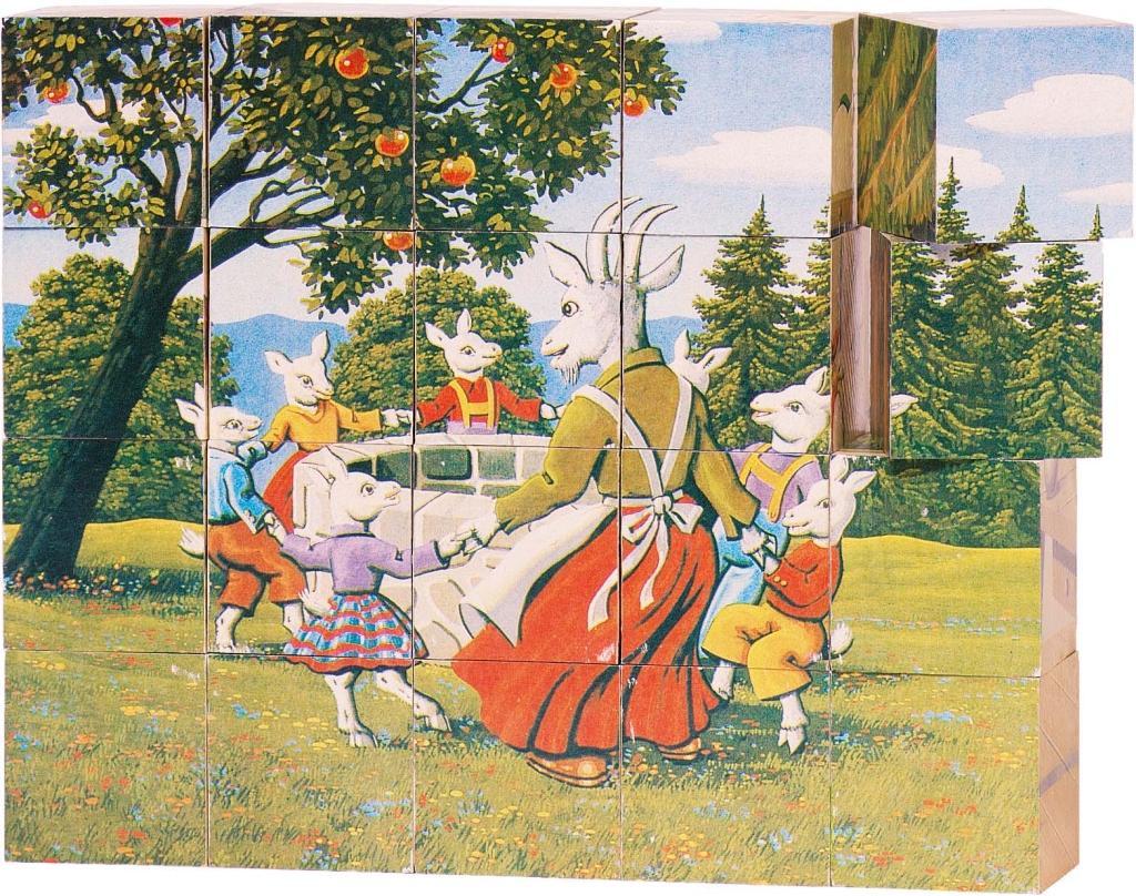 Vorderes Coverbild Würfelpuzzle Märchen