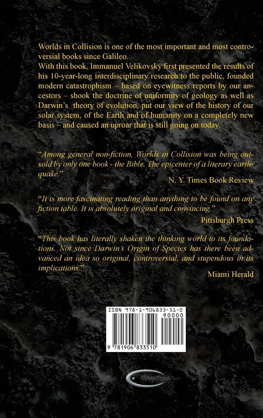 Rückseitencover Worlds in Collision