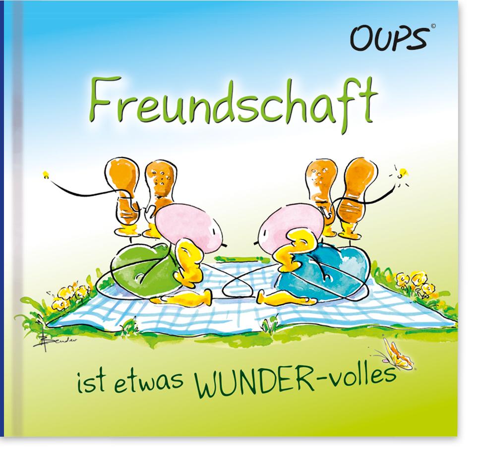 Vorderes Coverbild Oups Minibuch - Freundschaft ist etwas WUNDER-volles