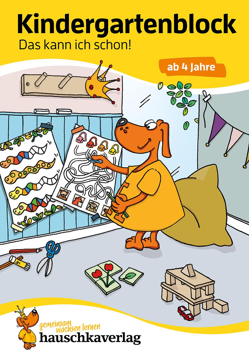Vorderes Coverbild Kindergartenblock - Das kann ich schon! ab 4 Jahre, A5-Block