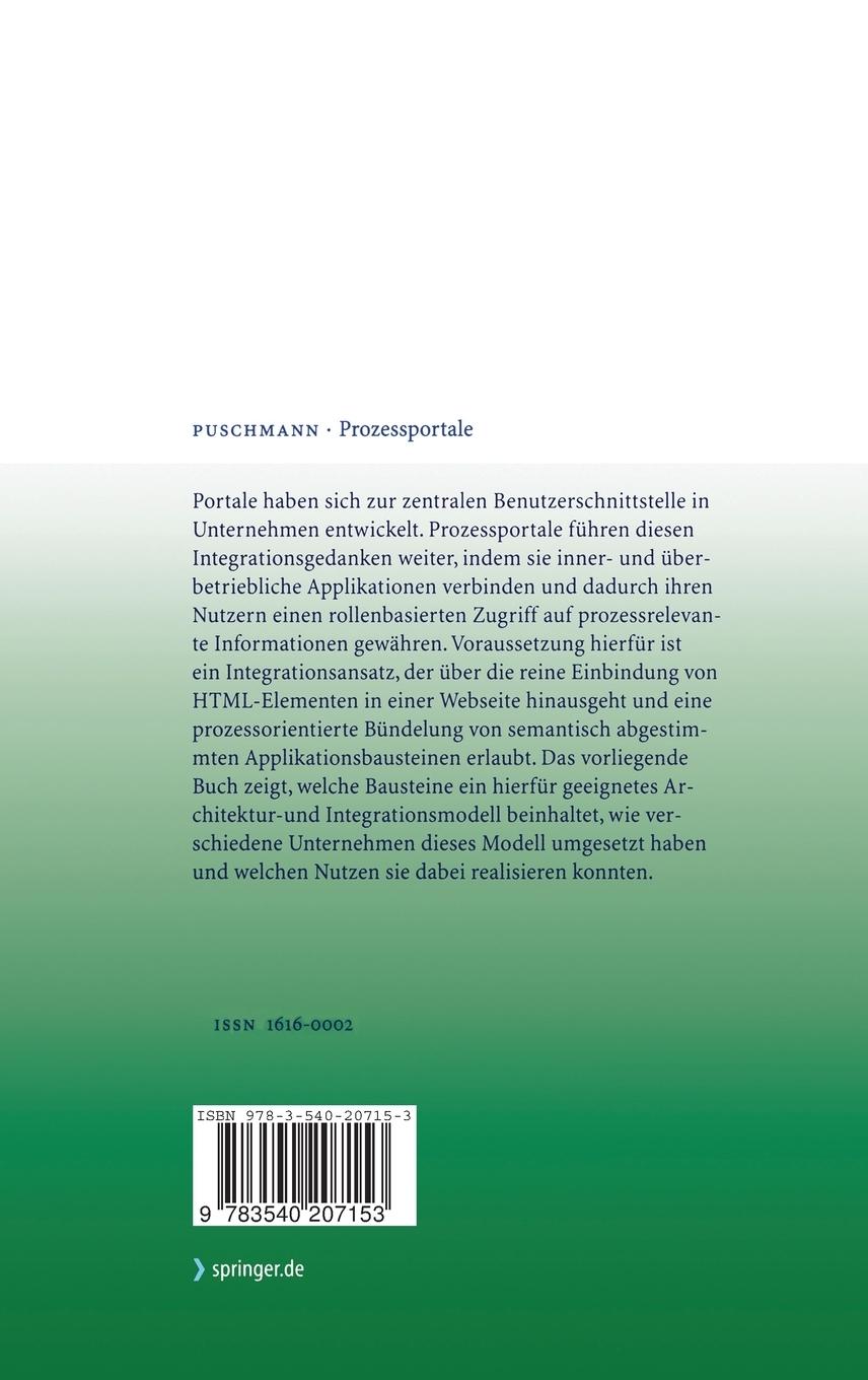 Rückseitencover Prozessportale