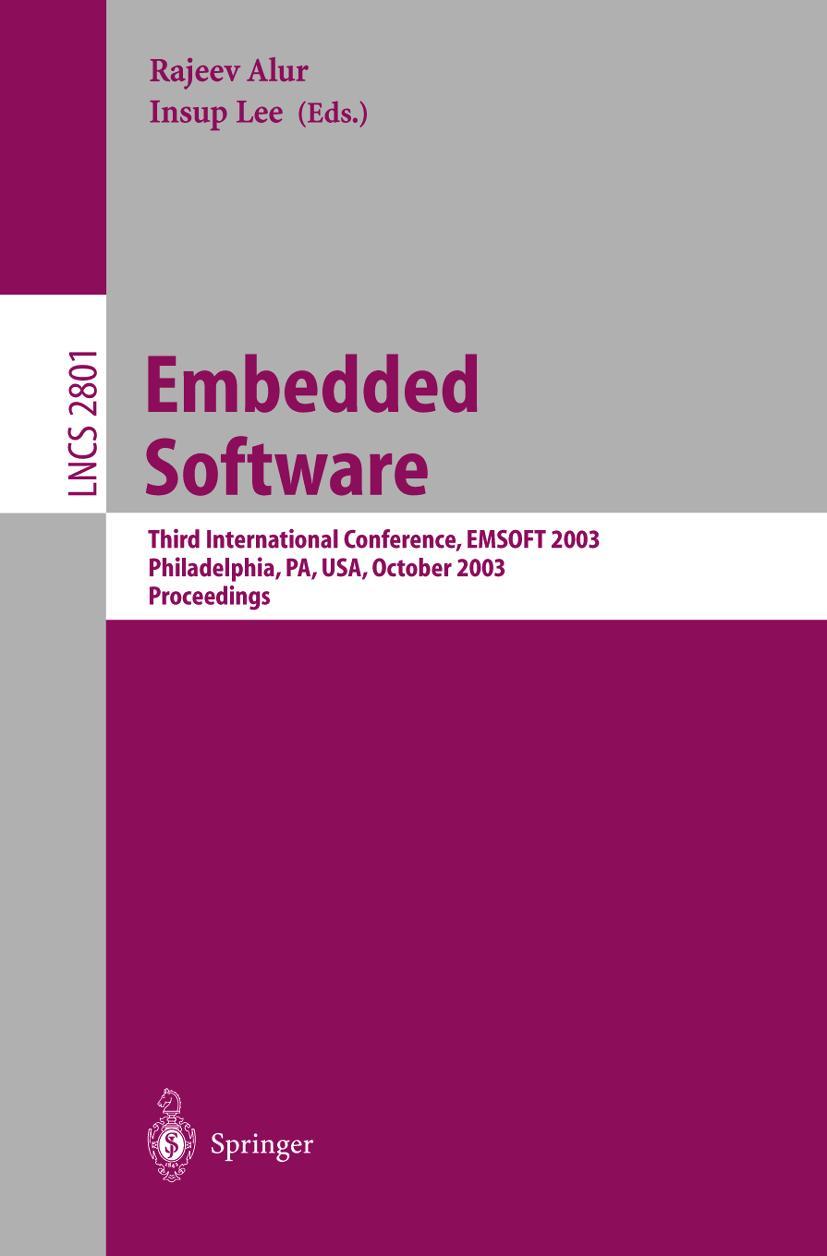 Vorderes Coverbild Embedded Software