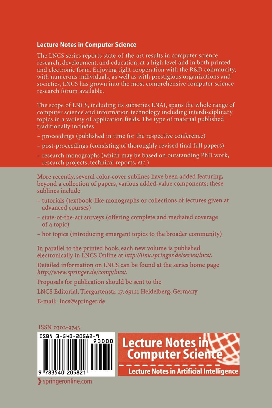 Rückseitencover Principles and Practice of Semantic Web Reasoning