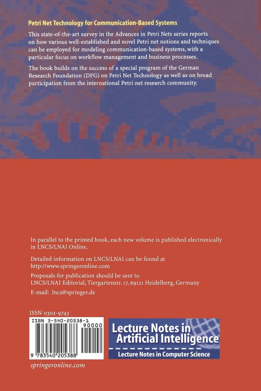 Rückseitencover Petri Net Technology for Communication-Based Systems