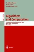 Vorderes Coverbild Algorithms and Computation