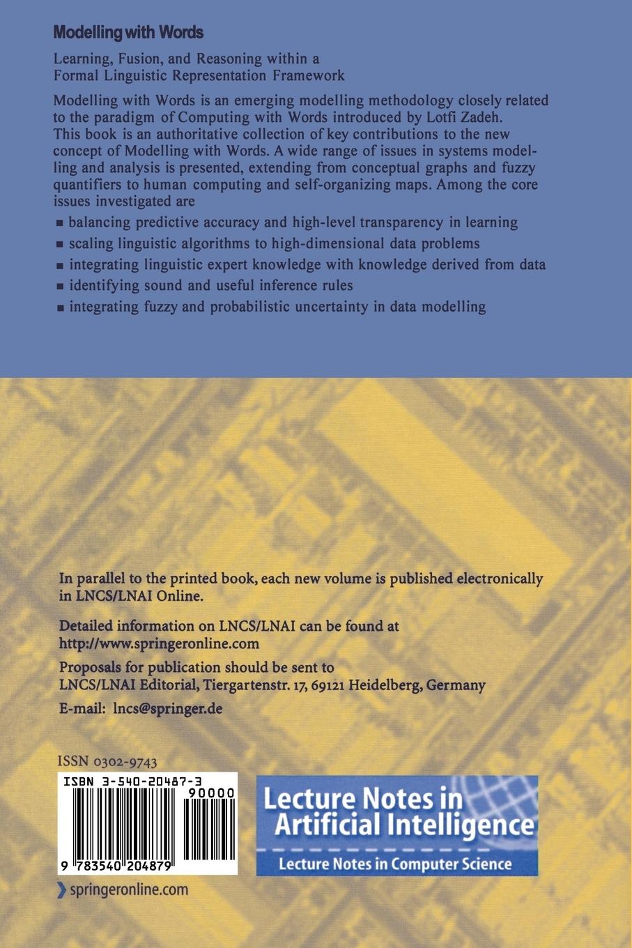 Rückseitencover Modelling with Words