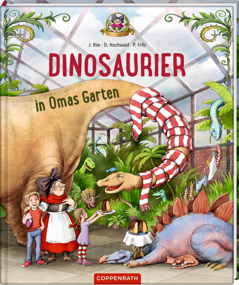 Vorderes Coverbild Dinosaurier in Omas Garten