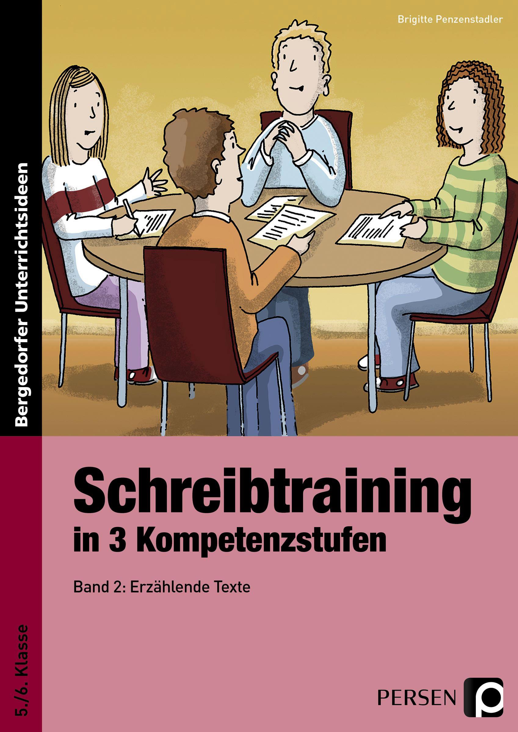 Vorderes Coverbild Schreibtraining in 3 Kompetenzstufen -  Band 2
