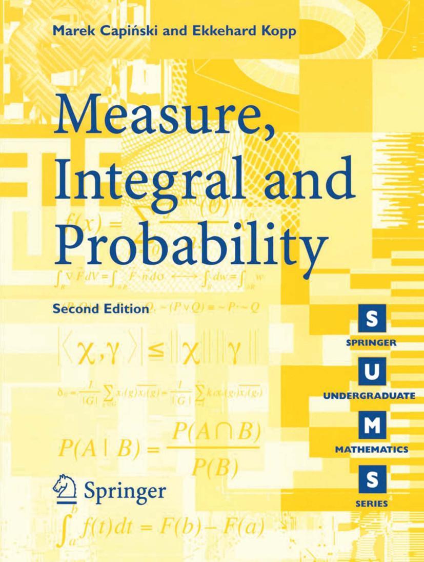 Vorderes Coverbild Measure, Integral and Probability