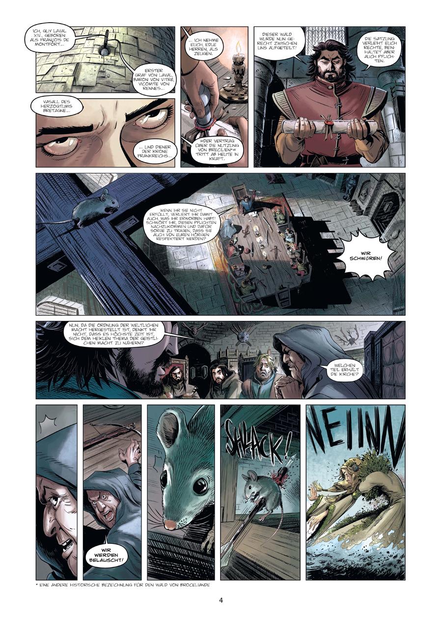 Beispielinhalt (Bild) Broceliande - Der Wald des kleinen Volkes. Band 2