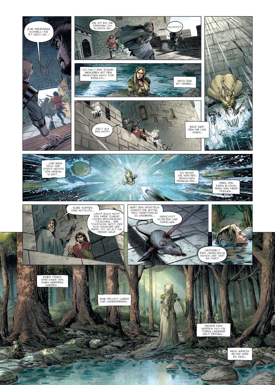 Beispielinhalt (Bild) Broceliande - Der Wald des kleinen Volkes. Band 2