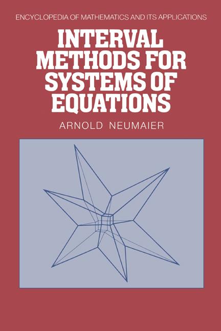 Vorderes Coverbild Interval Methods for Systems of Equations