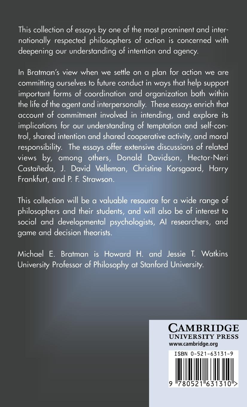 Rückseitencover Faces of Intention