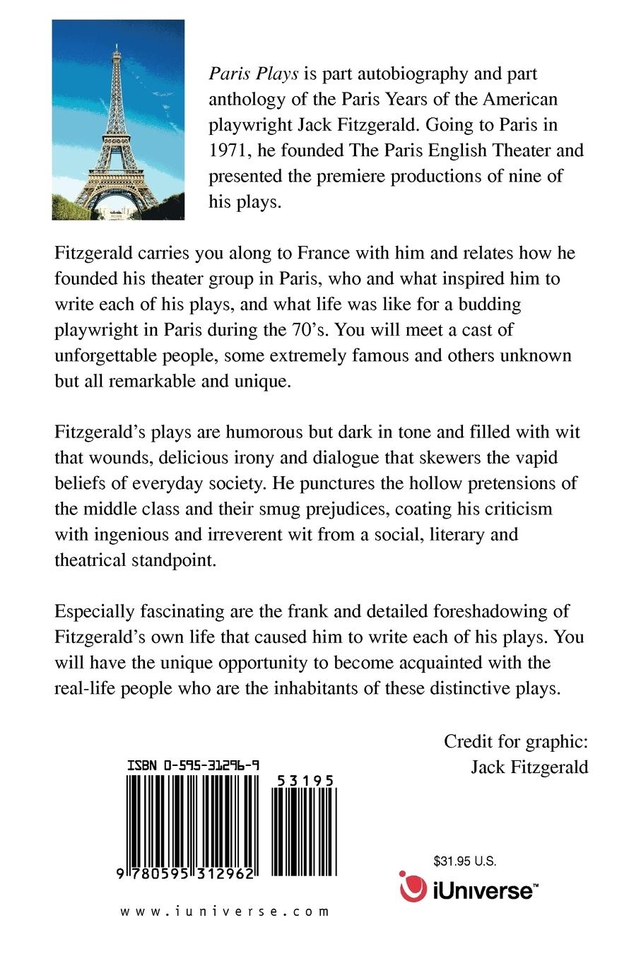 Rückseitencover Paris Plays