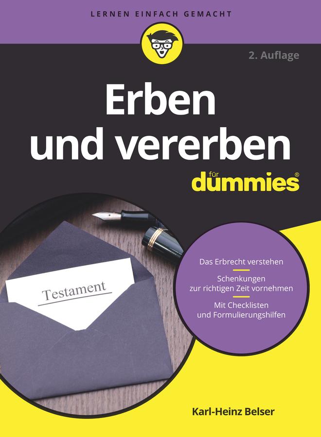 Vorderes Coverbild Erben und vererben für Dummies