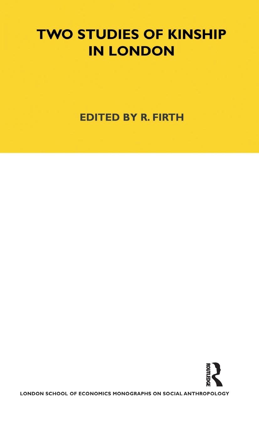 Vorderes Coverbild Two Studies of Kinship in London