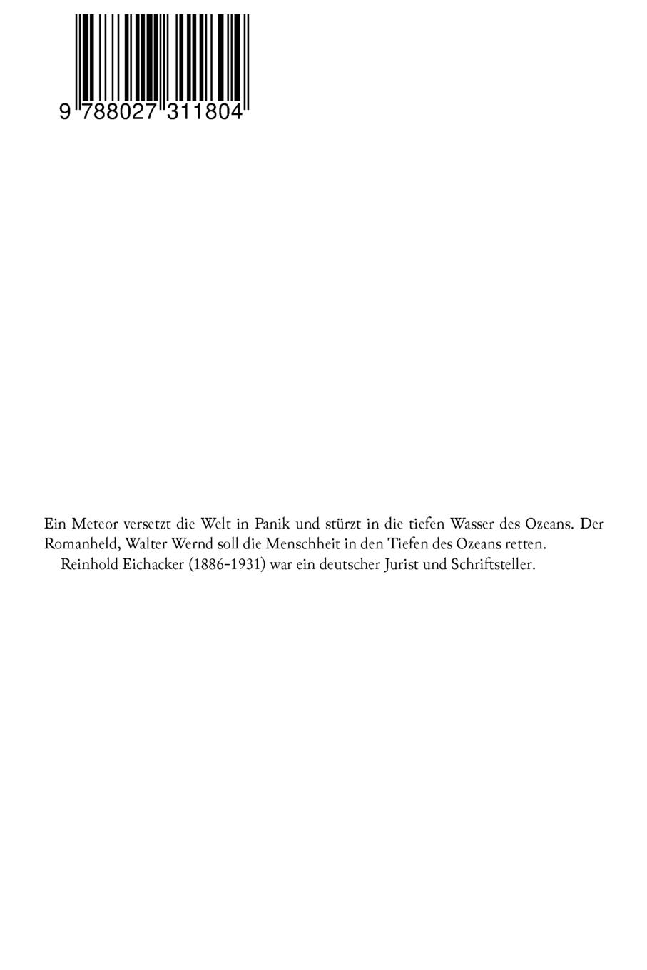 Rückseitencover Die Fahrt ins Nichts (Science-Fiction-Klassiker)