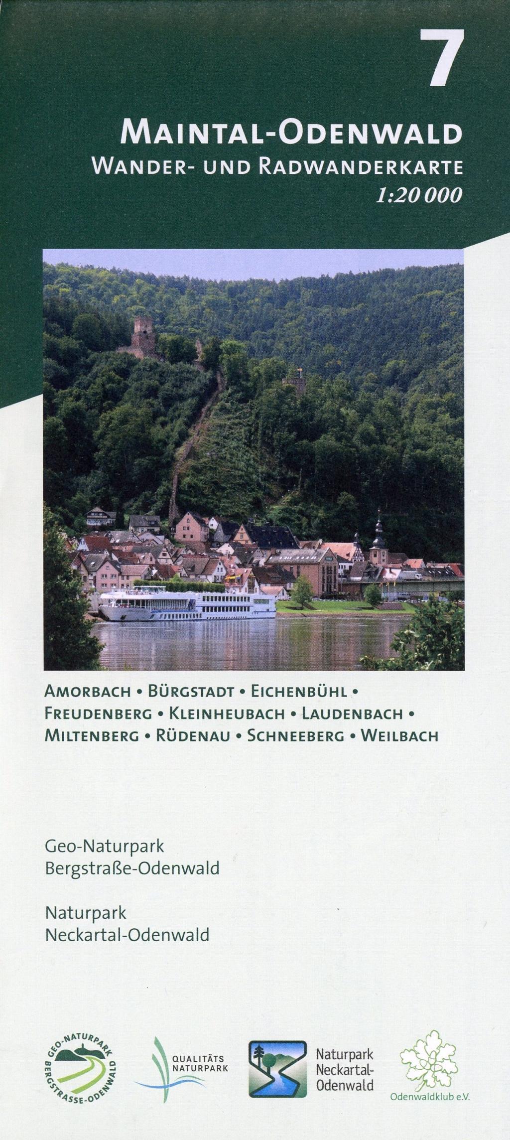 Vorderes Coverbild Maintal-Odenwald 1:20.000