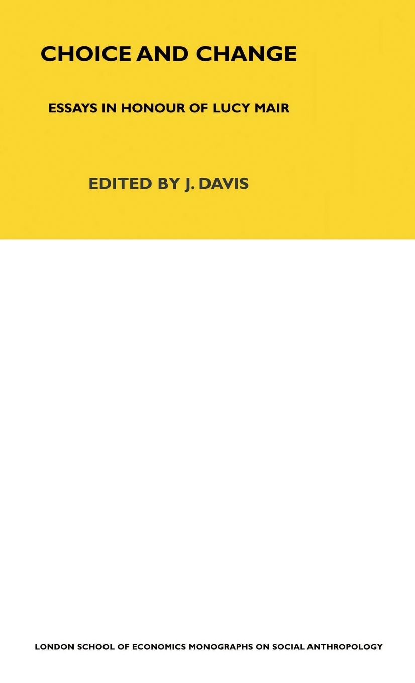 Vorderes Coverbild Choice and Change