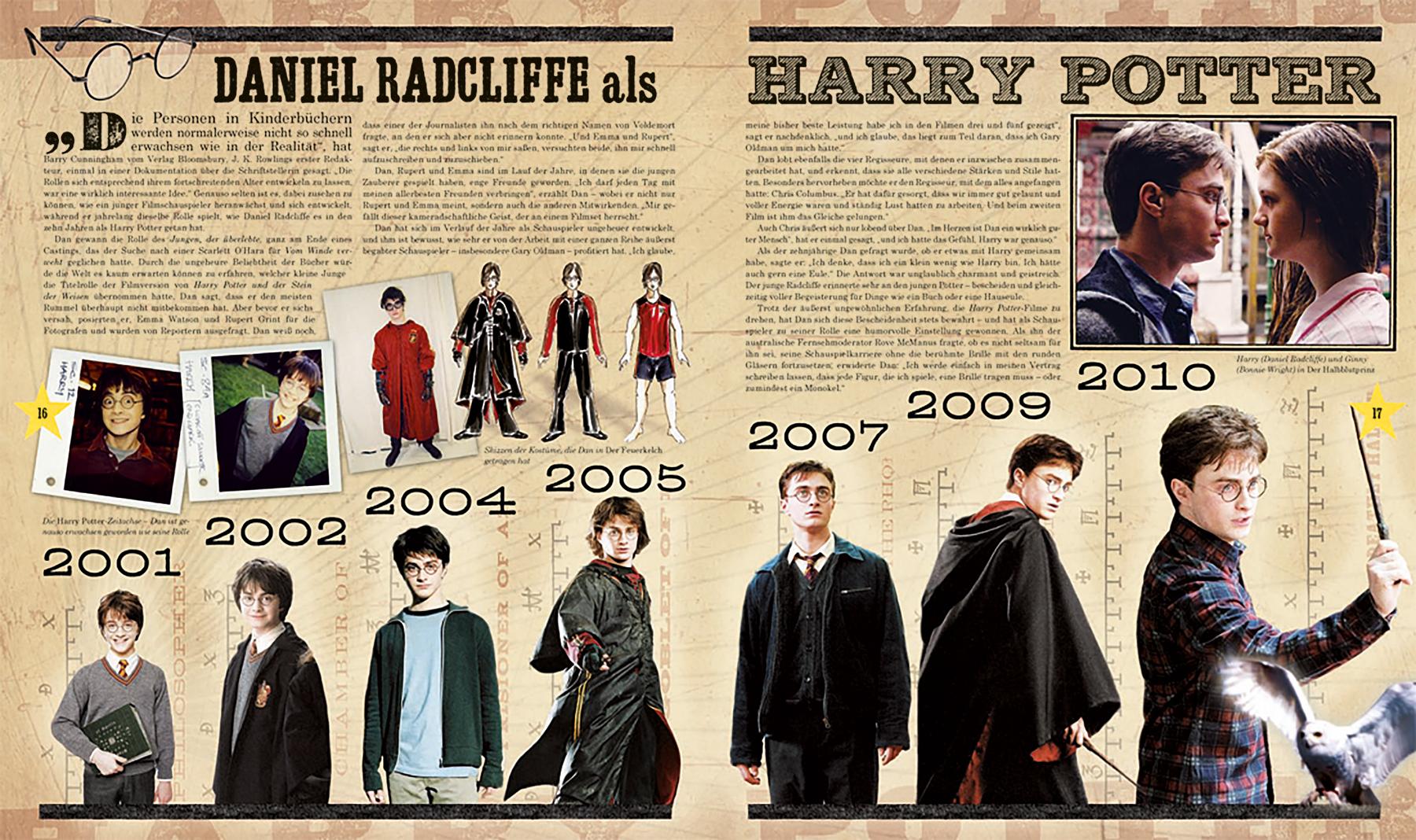 Beispielinhalt (Bild) Harry Potter: Der große Filmzauber (Erweiterte, überarbeitete Neuausgabe)