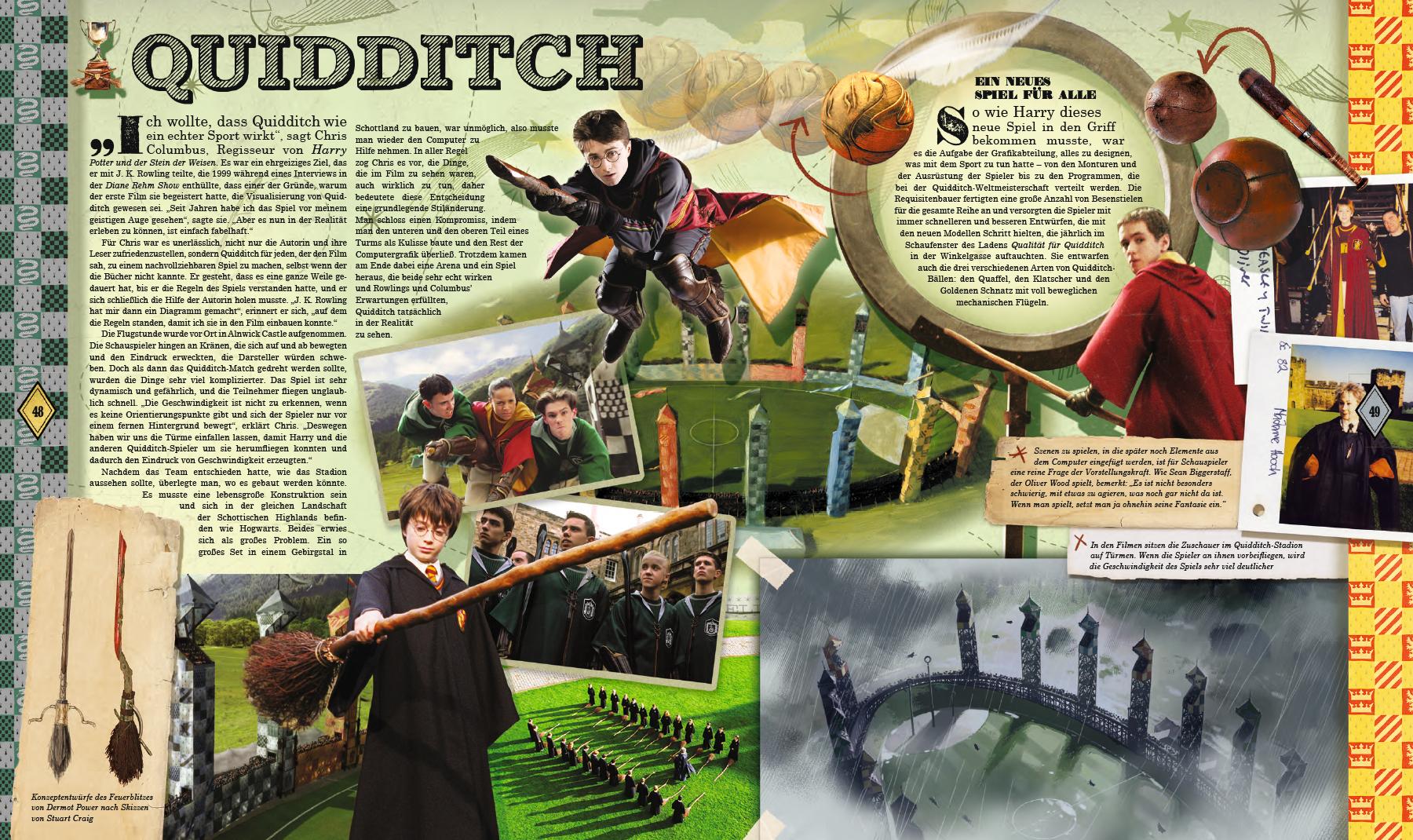 Beispielinhalt (Bild) Harry Potter: Der große Filmzauber (Erweiterte, überarbeitete Neuausgabe)