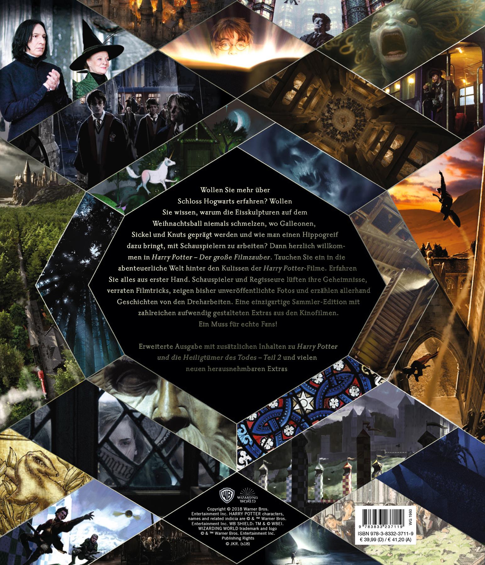 Rückseitencover Harry Potter: Der große Filmzauber (Erweiterte, überarbeitete Neuausgabe)