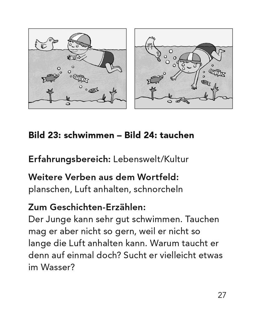Beispielinhalt (Bild) Verben
