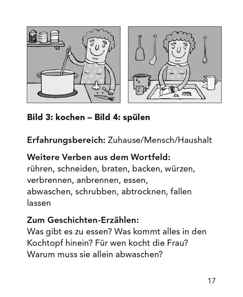 Beispielinhalt (Bild) Verben