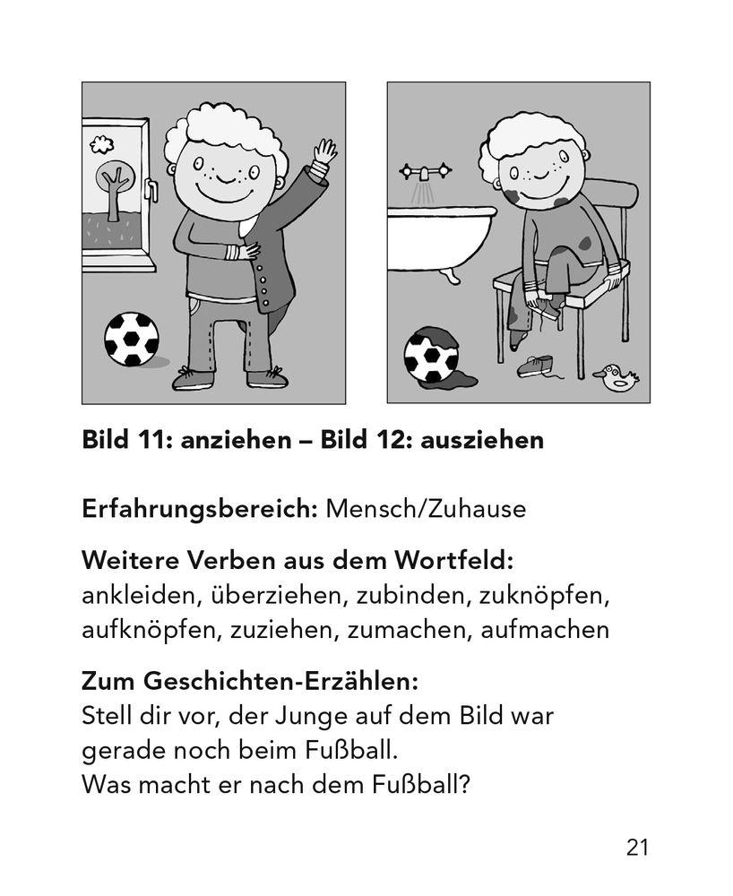 Beispielinhalt (Bild) Verben