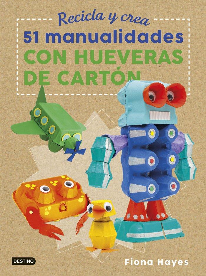 Vorderes Coverbild 51 manualidades con hueveras de cartón