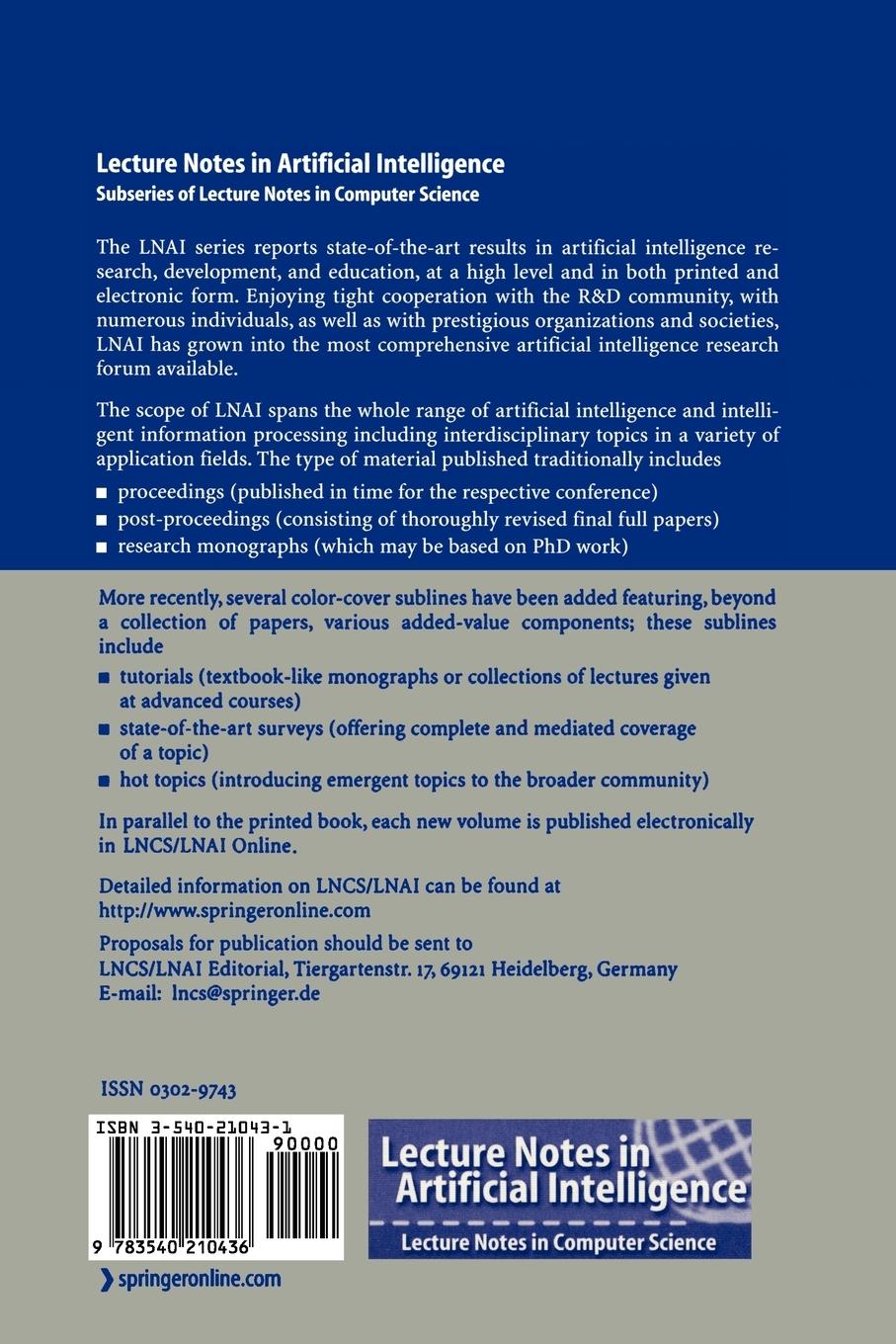 Rückseitencover Concept Lattices