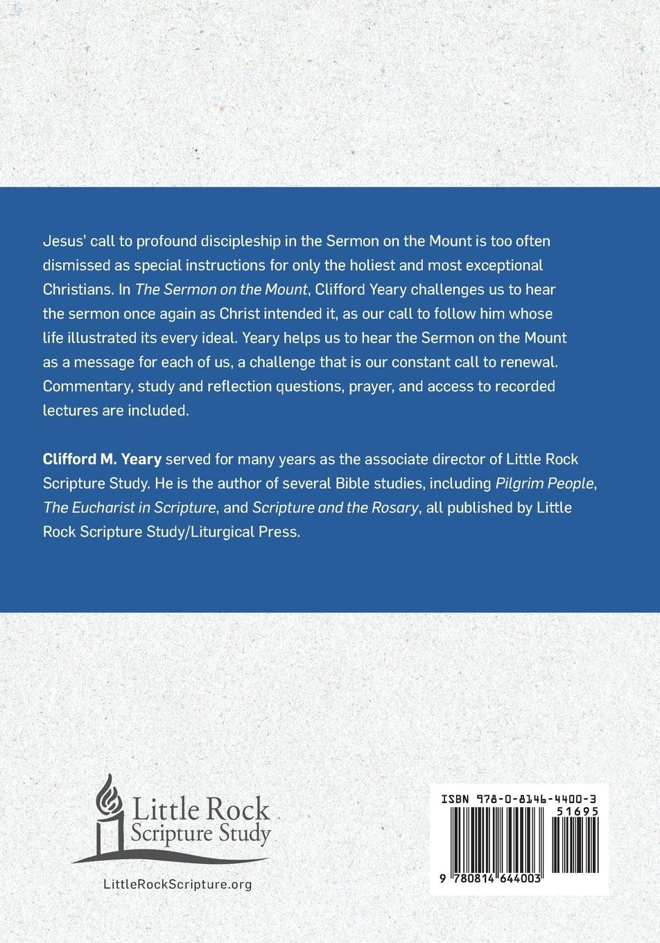 Rückseitencover Sermon on the Mount